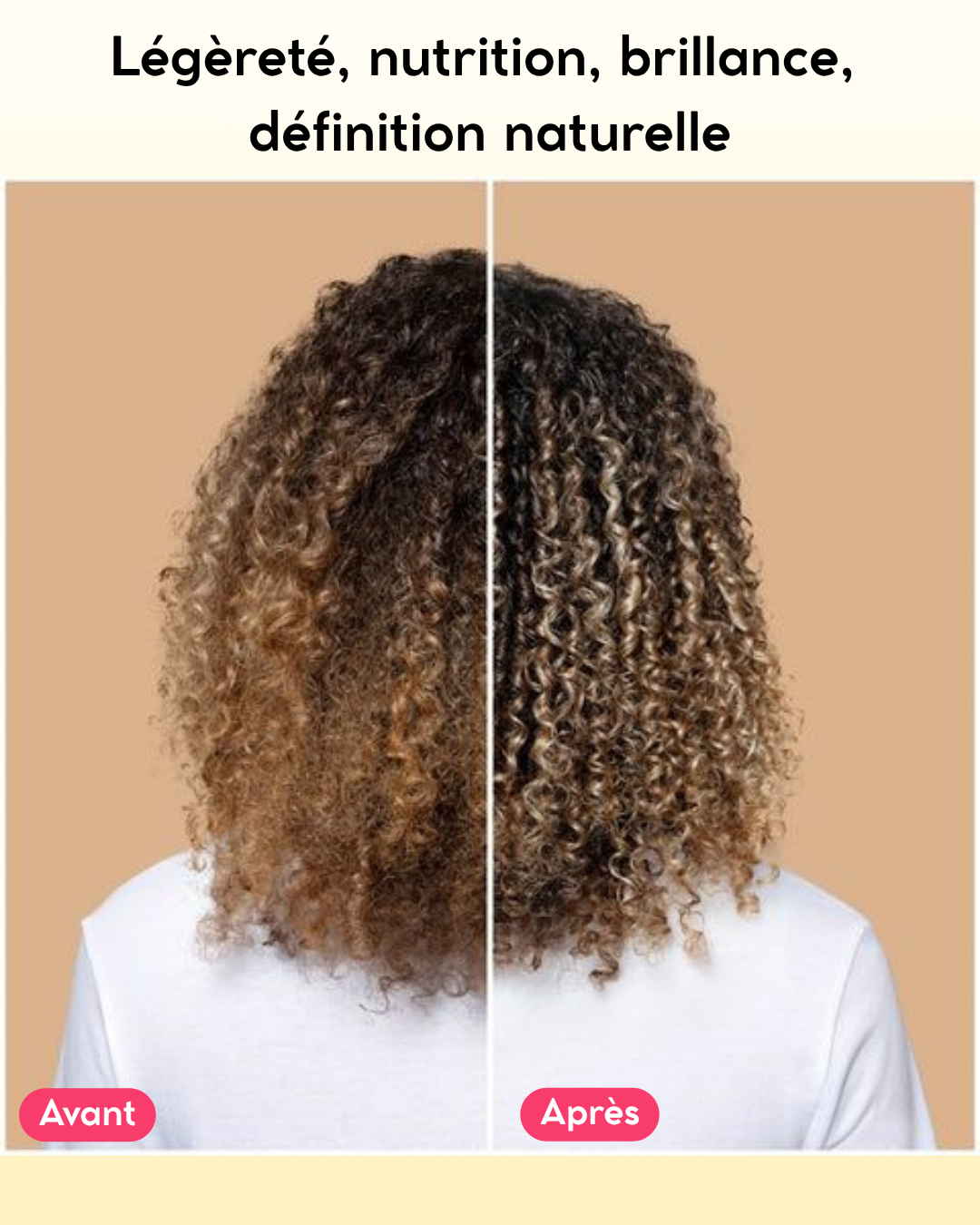 Routine soins cheveux frisés