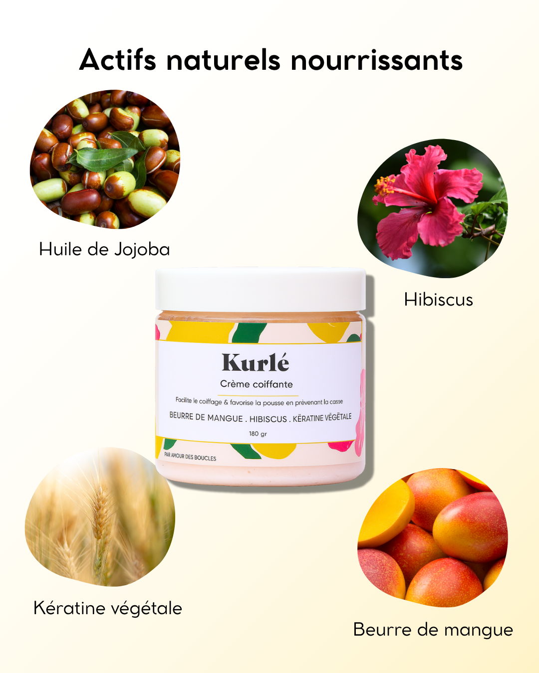 Crème coiffante nourrissante