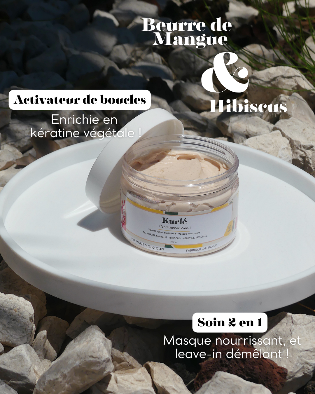 Démêlant 2-en-1 Activateur de boucles