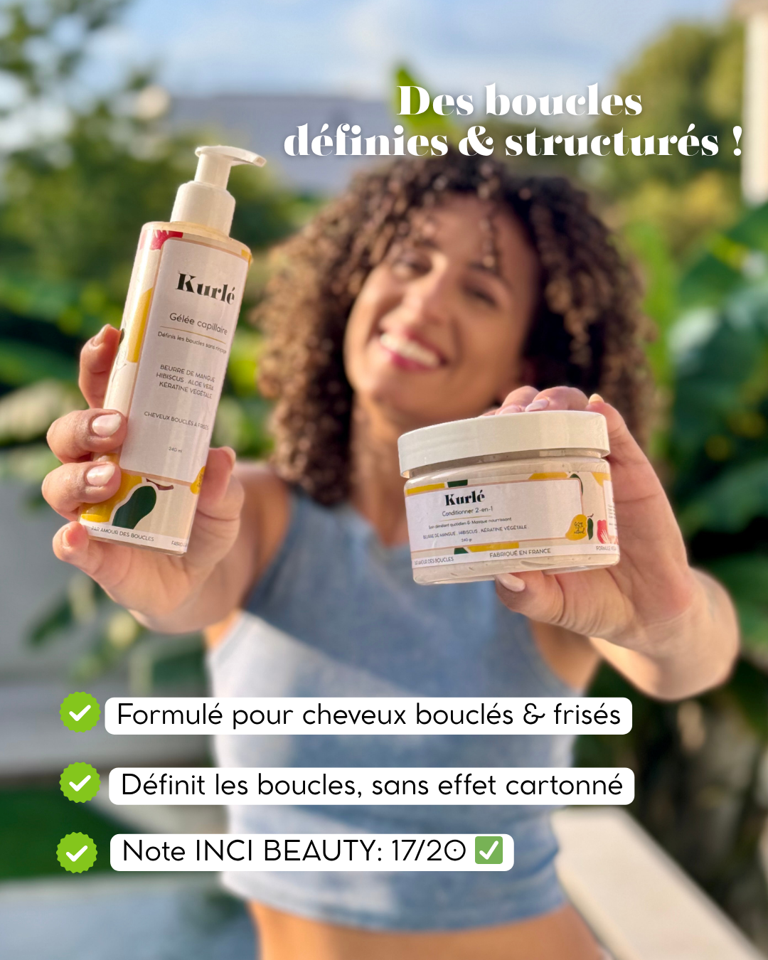 Démêlant 2-en-1 Activateur de boucles