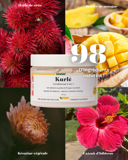 Démêlant 2-en-1 Activateur de boucles