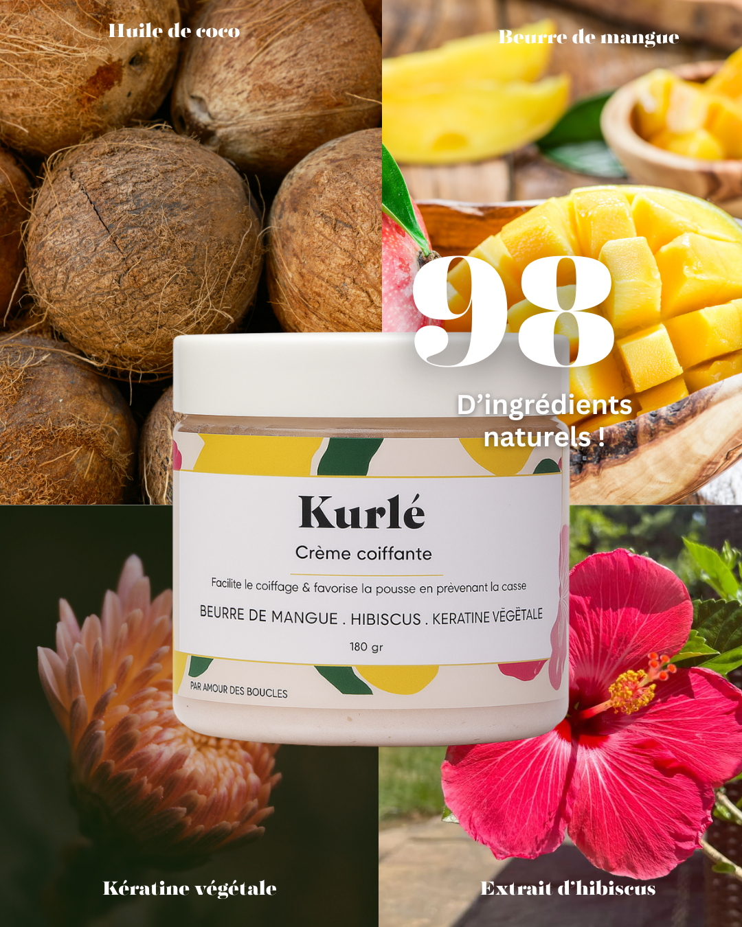 Crème coiffante nourrissante